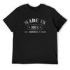 Camiseta Feita em 1974 Fãs de Esportes Camisetas Oversizeds Para Homens Algodão