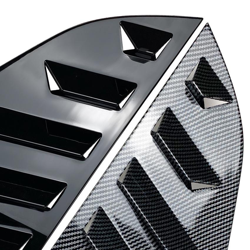 Applicable à Volkswagen Polo MK6 Polo 2018 + voiture motif fibre de carbone volet arrière autocollant de voiture modification extérieure