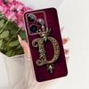 For Realme GT 7 7T Case RMX5061 RMX5085 Retro Initial Letters Crown Soft Silicone Cover For Realme GT 7 Pro RMX5010 GT7Pro Shell