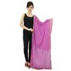 Eșarfă de aruncare Chunni din stole lungi, în amestec din șifon indian Dupatta