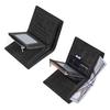 Baellerry Men's Short Wallet Color Stripes Fashion Billfold Zipper Coin Purse Card Holder