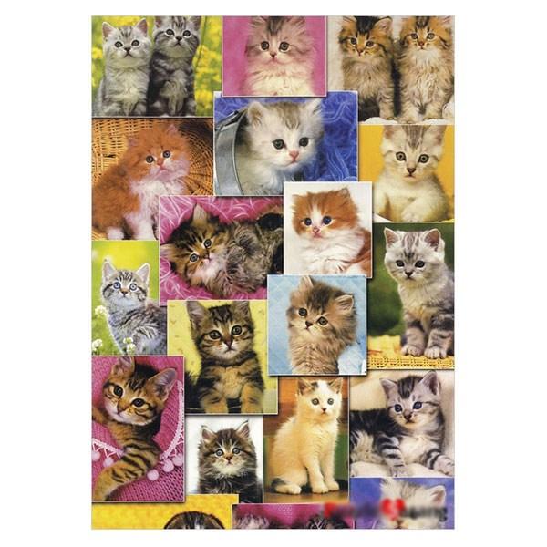Puzzle Life Süße Katzenfamilie, 21 x 28,5 cm, 1 Stück Puzzle, Kinderspiele, Lernspielzeug