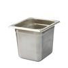 Hotel Pan, 1/6 Size, 150mm Depth, Stainless Steel, Commercial Gastronorm Pan, GN Pan, OBT