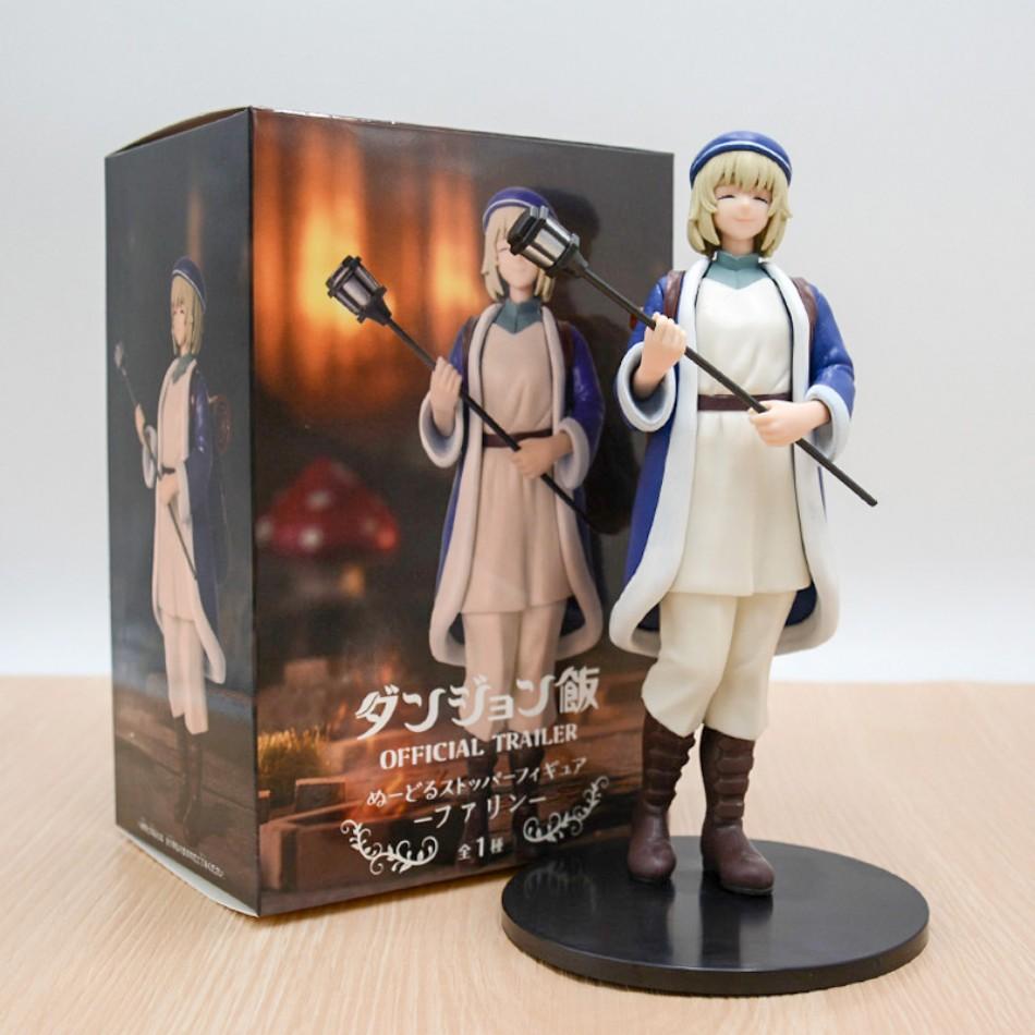 1-2pcs Delicious in dungeon sitting marcille laios toughen figure macaroni cork 13-19cm table car ornaments anime model gifts