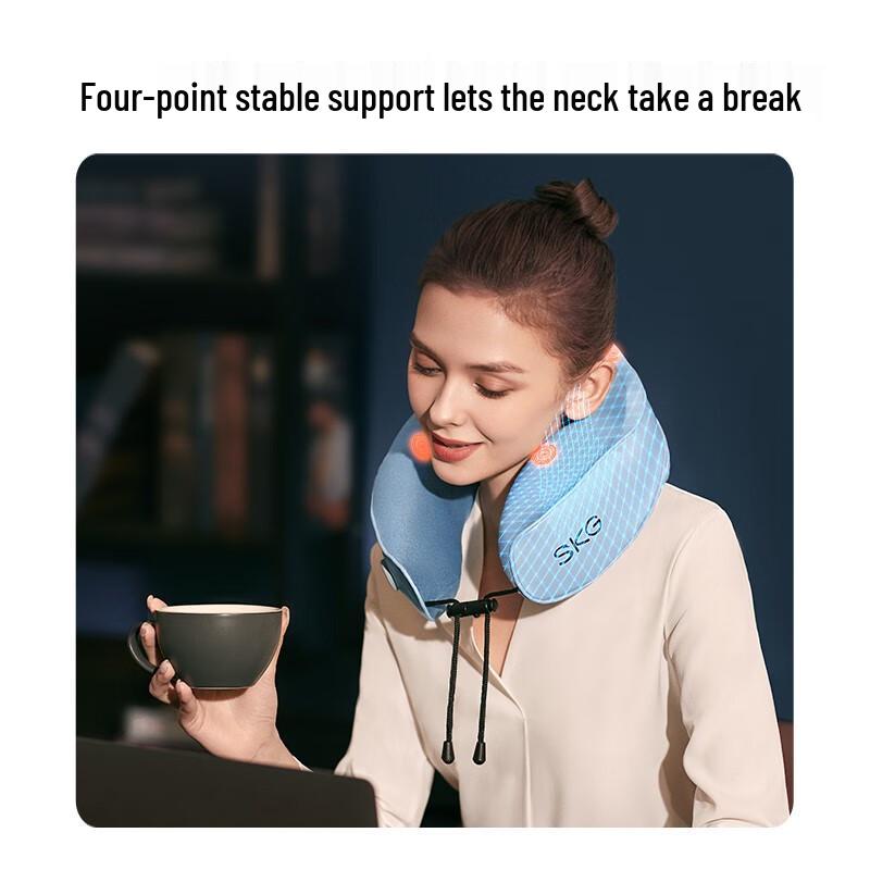 SKG BP3 U-shaped Memory Foam Neck Heating Pillow CN Plug (adapter Included)