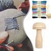 Tool DIY Socks Needle Holder Darning Mushroom Patching Tool Sewing Accesaries Wooden Darning Tool