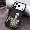 Skeleton Skull Art Phone Case For iPhone 17,16e,15,14,13,12,11,Mini,Pro,MAX Soft Silicone Cover