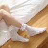Sexy Lace Mesh Fishnet Socks Mixed Fiber Transparent Stretch Elasticity Ankle Net Yarn Thin Women Cool Socks