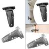 T Strap Hinge, Lightweight Barn Door Hardware, Versatile Zinc Alloy Tee Hinge for Car Door Tool Box Cabinet