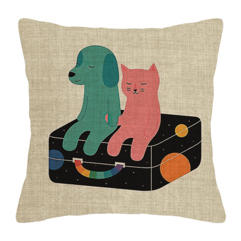 Modern Decorative Cushion For Home Living Room Decor Throw Pillow Cover 45*45 Children 40X40Cm 60X60Cm 45X45Cm Cartoon 50X50Cm