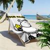 Custom Name Sheep Print Beach Towel, Large Soft Quick Dry Towel for Beach Camping Swimming