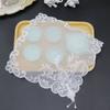 Table decoration and accessories white bead flower embroidery table place mat cloth coaster Wedding Christmas placemat kitchen