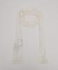 ROLAROLA Lace Slim Scarf Ivory
