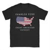 Oversized T-shirt Zomer Charlie Kirk Nieuwigheid T-shirts Katoenen T-shirt voor Heren Y2K Klassiek Patroon Korte Mouw Kleding