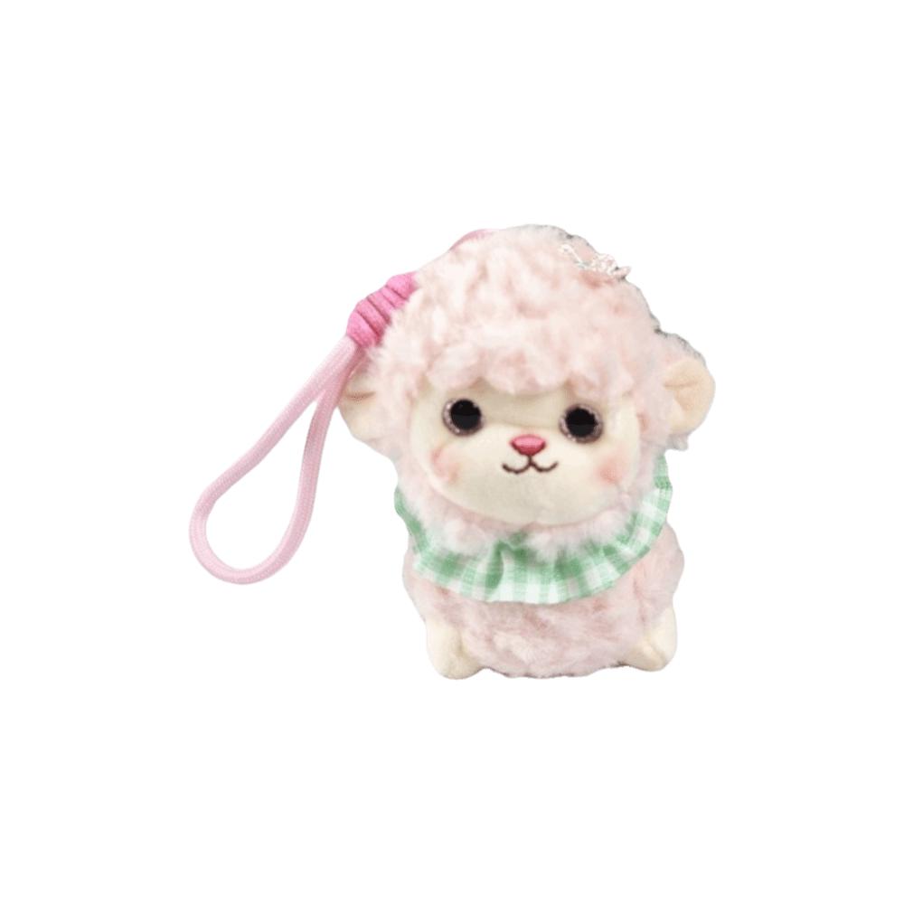 Lamb New Year Sheep Plush Keychain Ornaments Fluffy Lamb Pendant Sheep Plush Doll Bedroom Decor
