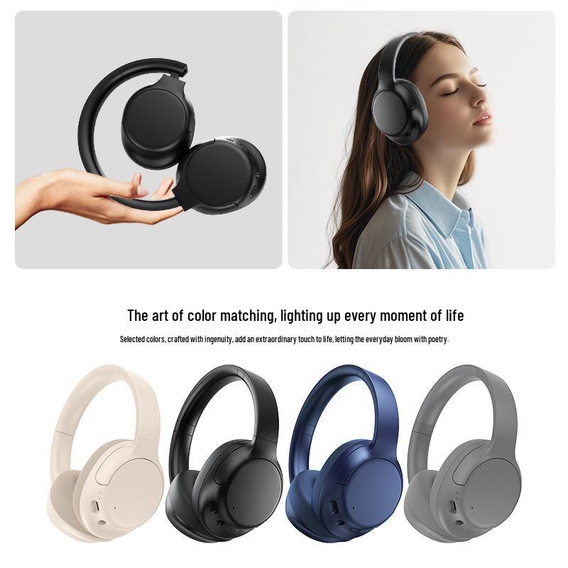 Universal Bluetooth Over-Ear Noise-Canceling Headphones: Long Battery Life, High-Quality Audio