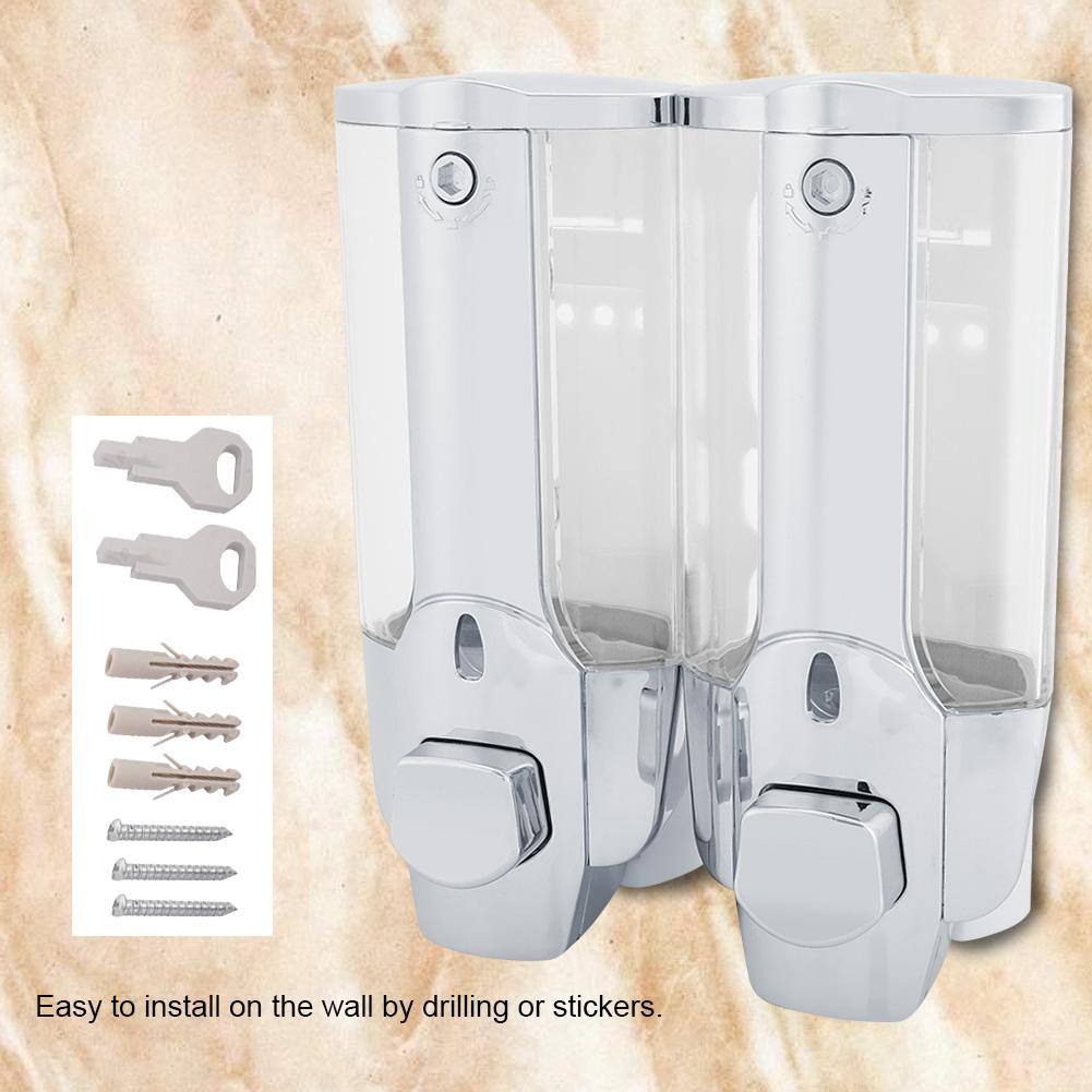 350 / 700ml Wall Mounted Foam Soap Lotion Dispenser (Dual Outlet 700ml)