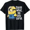 Despicable Me Minions Stuart No One Cares Graphic T-Shirt T-Shirt