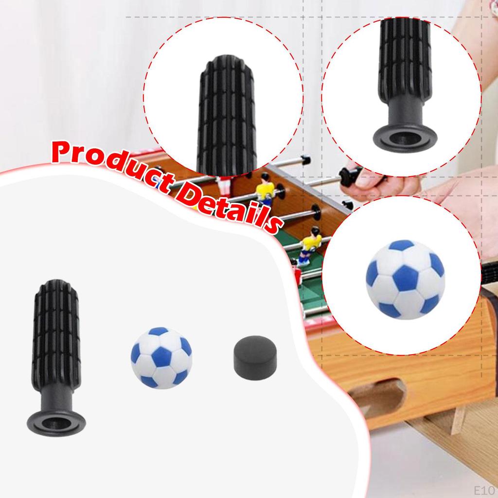 De Poignées de Baby-foot de Rechange avec Deux Petits Ballons de Football
