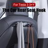 Auto Hinten Sitz Haken Für Tesla Modell Y 3 3 + mit 4 Haken Tasche Regenschirm Aufhänger Organizer Auto Innen Zubehör j5Z8