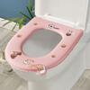 Cartoon Toilet Seat Cushion Waterproof Toilet Pad Universal Cute Toilet Seat Cover  Household