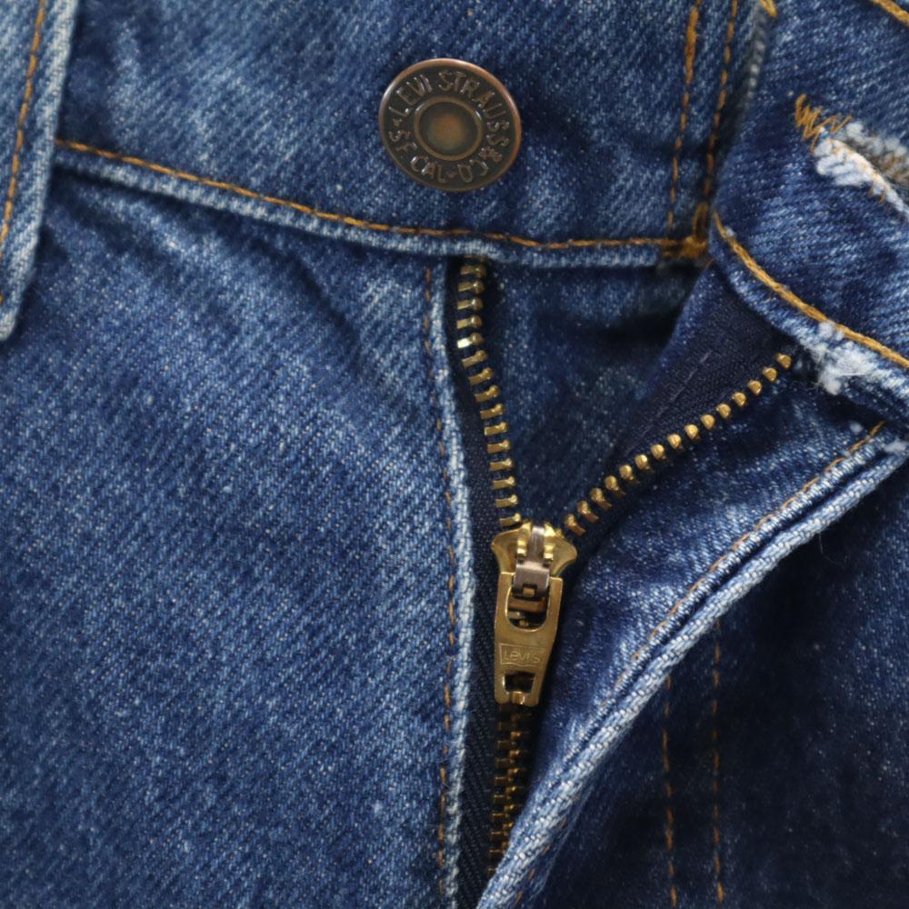 Levi's Années 80 510 Pantalon en denim droit vintage fabriqué aux USA W30 jeans bleus Homme Occasion