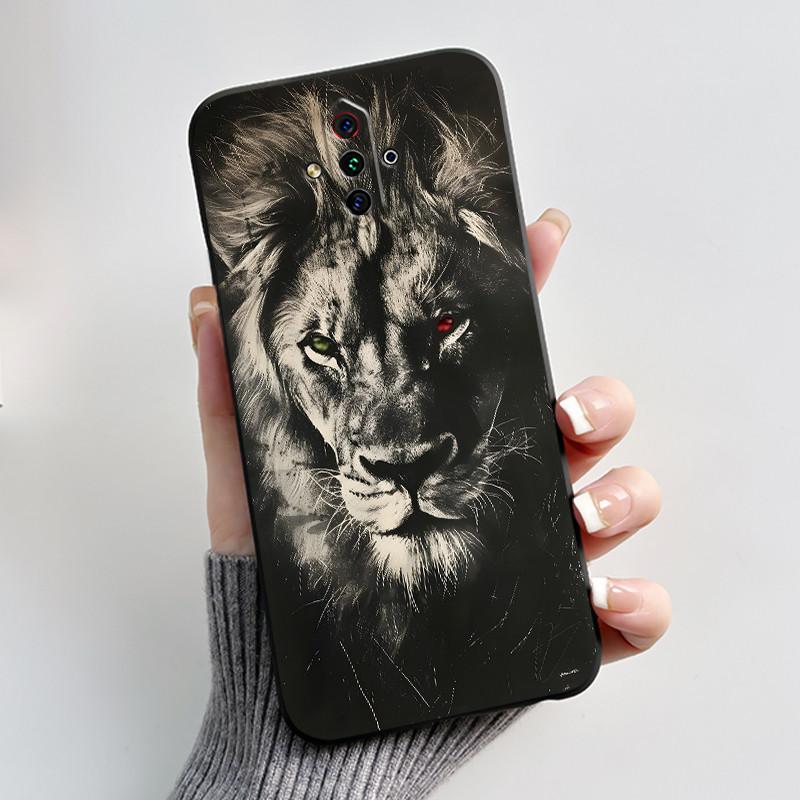 For ZTE Nubia Play 5G NX651J Case Cute Heart Rabbit Black Soft Silicone Shockproof Back Cover For Nubia RedMagic 5G Lite Casing