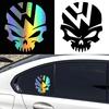 Naklejki na samochód czaszka Okno samochodowe zderzak Fajny styling samochodu Dekoracja nadwozia Motocykl Zbiornik paliwa Wodoodporne naklejki dla Volkswagen VW