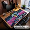 Benutzerdefinierter Name Text Großes Mauspads, Five Nights at Freddy’s Weiche Rutschfeste Erweiterte Schreibtischmatte Für Home Office