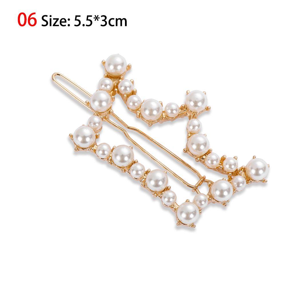 Accessories Metal Hair Styling  Barrettes Hairgrip Hair Clips Women Pearls Hairpins