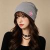 Star Pattern Women's Beanie Hat Ear Protection Brimless Knit Hat Winter Warm Hat  Autumn and Winter