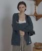 Poetseoul Hairy Over Cardigan_Charcoal