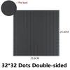 32x32 32x16 Dots Classic Building Blocks Base Plate MOC DIY Plastic Colorful Classic Brick Compatible for City Figures Kids Toy