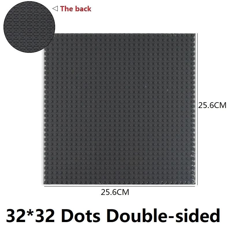 32x32 32x16 Dots Classic Building Blocks Base Plate MOC DIY Plastic Colorful Classic Brick Compatible for City Figures Kids Toy