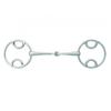 Korsteel Stainless Steel Jointed Beval Loose Ring Snaffle Bit