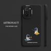 For Capa Funda Xiomi Xiaomi Poco F3 M3 Pro F 3 PocoF3 Case Cover Cute Space Astronaut Protector Soft Black Phone Cases Celular