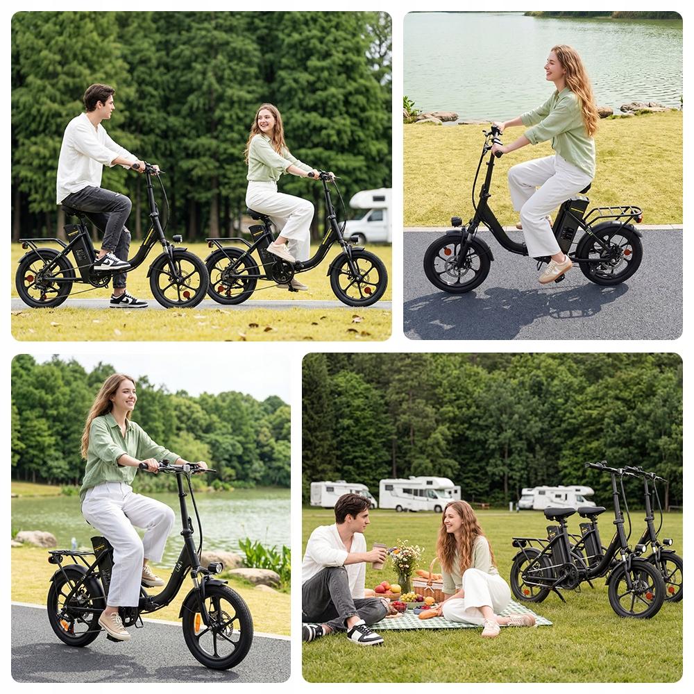 Leichtes faltbares Elektrofahrrad U4 Elektroroller 36V 10,4Ah 16" 25 km/h 88 km für 120 kg
