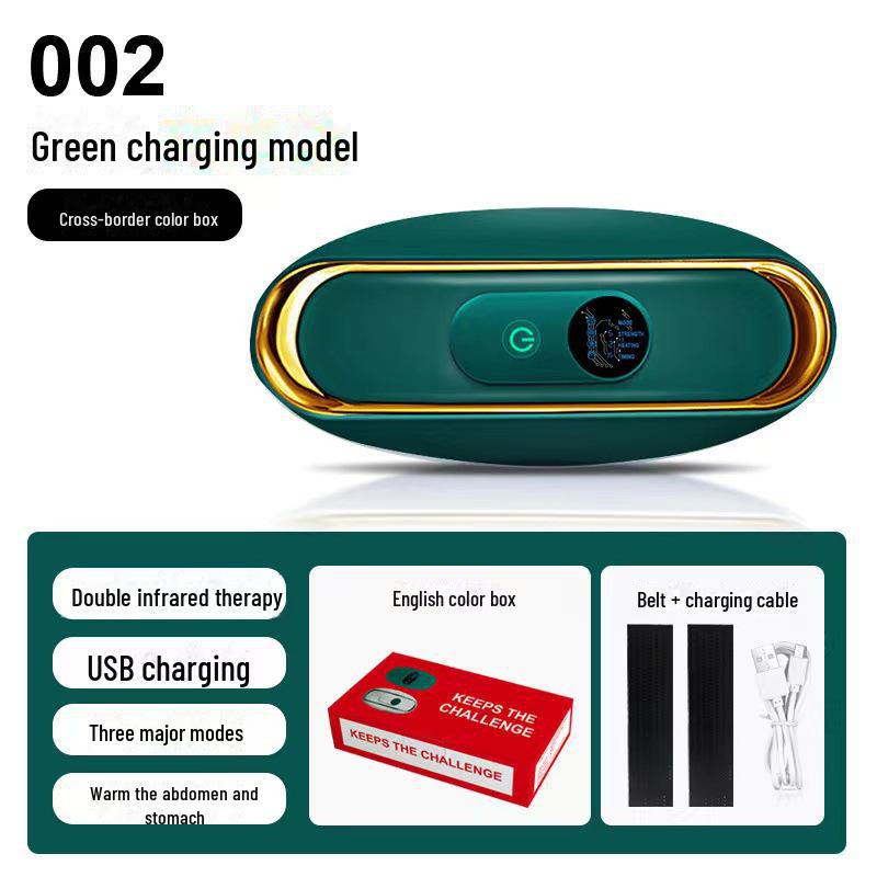 Wireless Abdominal Massager: Fully Automatic Heating Belt for Waist and Belly Reduction