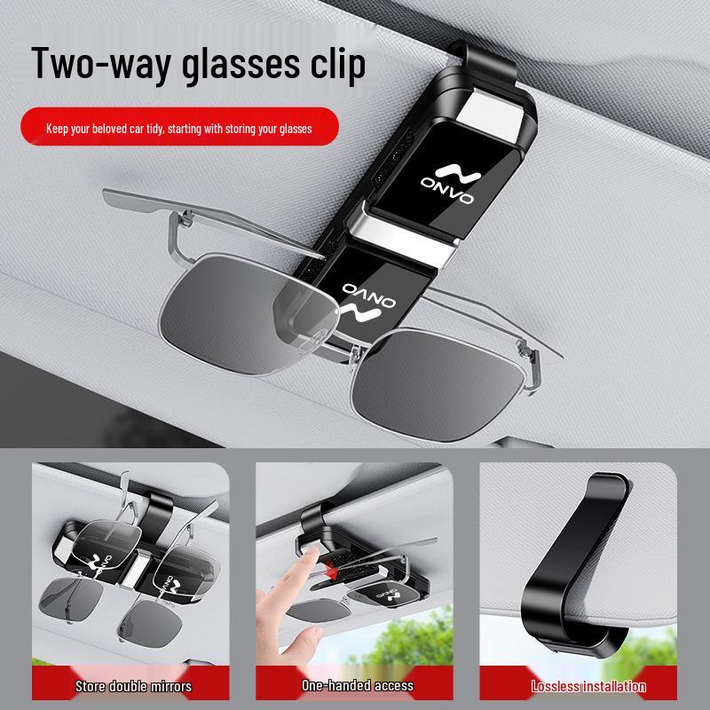 High-End Sunglasses Holder for L60/L90 Car Sun Visor, Creative Style