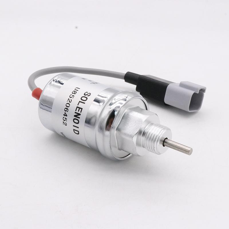 12V Fuel Shut Off Solenoid Valve U85206452 U85206520 for Perk 402D 403D 404D 404C 40 Caterpillar Engine 3011C 301 3024C