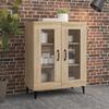 Vidaxl Cabinet, Sonoma Oak, 69.5X34X90 Cm, Wood-Based Material