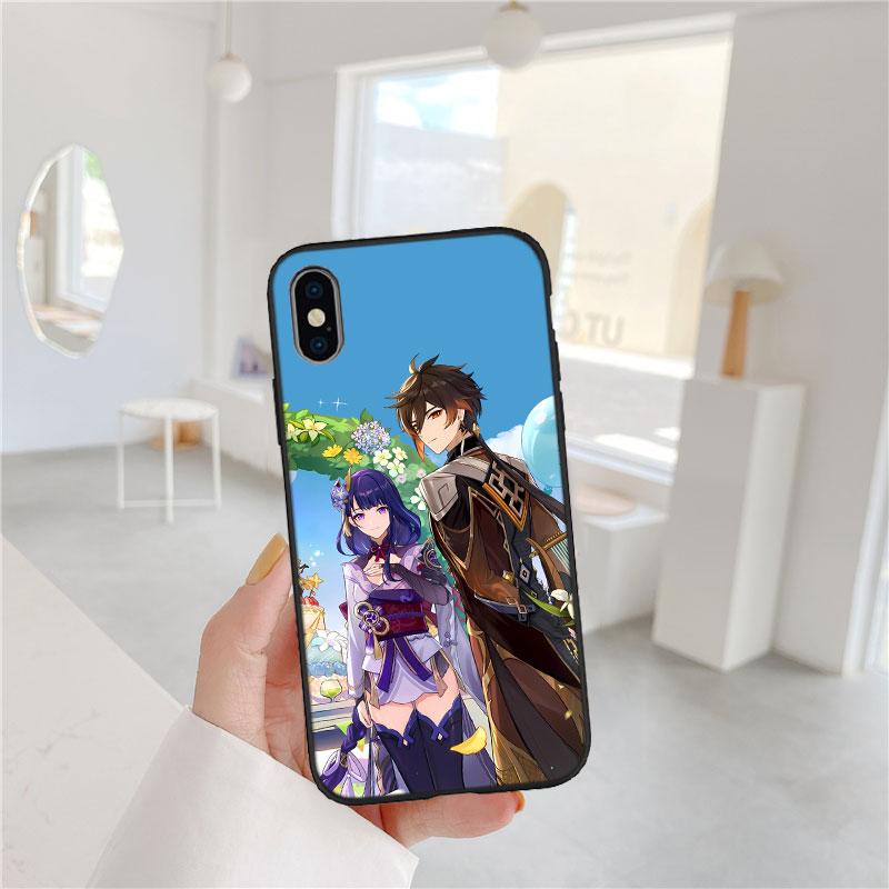 CJ60 Genshin Impact Soft Shell Phone Case for Samsung Galaxy Note 10 20 S23 S24 S25 Ultra FE Plus Edge Lite A02S A35 A07 A17