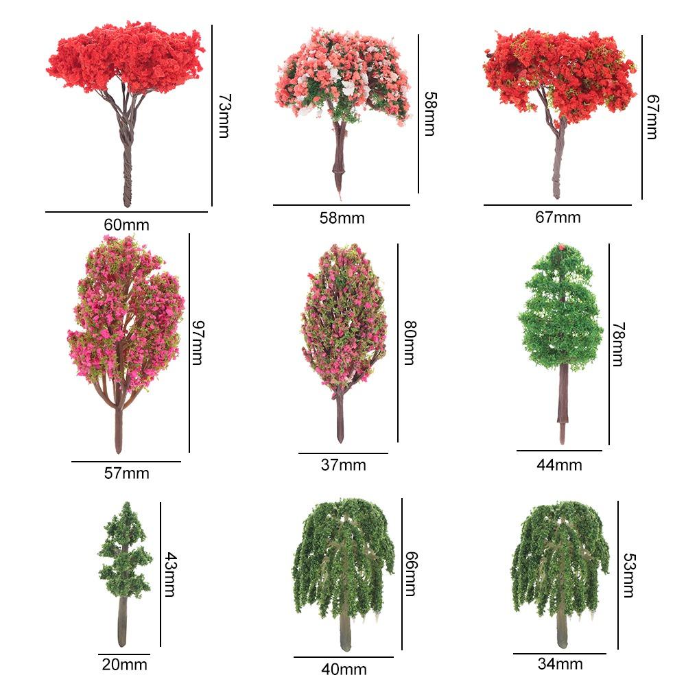 Home Garden Crafts Plants Accessories Decoration Landscaping Terrarium Miniatures Simulation Tree