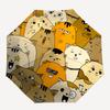 1pc Cats, Cartoon Automatic Folding Umbrella - Compact 8-Rib Design, Durable Plastic & Iron, Lightweight for Outdoor Daily Use056