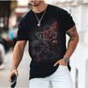 Streetwear 3D Animal T Shirt Man 3D Printing Tee Shirts Funny Hip Hop Men Round Neck Short Sleeve Casual Top
