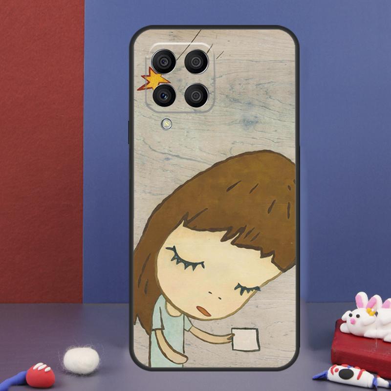 Cartoon Aesthetic Yoshitomo Nara Case For Samsung Galaxy M13 M53 M06 M16 M31 M11 M35 M55 M15 M56 M36 M12 M32 M52 M14 M34 M54
