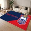 Covor personalizat cu model Ipswich Town, imprimare nume text, moale, antiderapant, covor de podea pentru decor interior casă