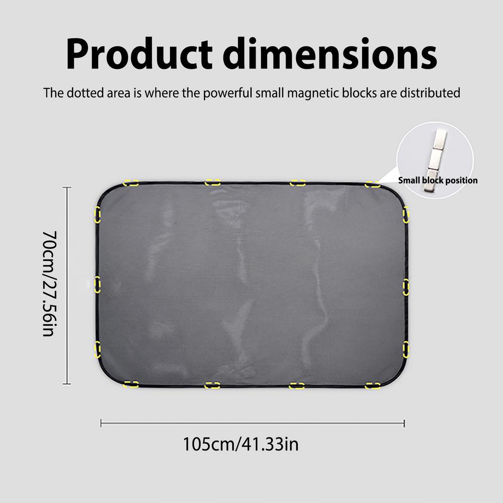 Sunroof Screen For Camping Magnetic Sun Roof Breathable Mesh Screen Moonroof Breathable Car Roof Cover Sunshade For Car