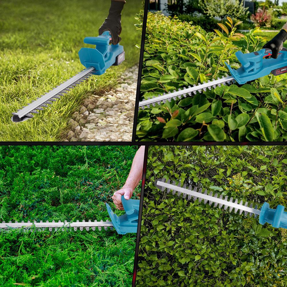 ONEVAN 3000W Brushless Electric Hedge Trimmer Cordless Trimmer Pruning Saw Lawn Mower Garden Tools For Makita 18V Battery