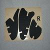 Poignée Antidérapante SKin Film pour Manette de Jeu Anti-Poussière Autocollant Protecteur pour Manette PS5 EDGE